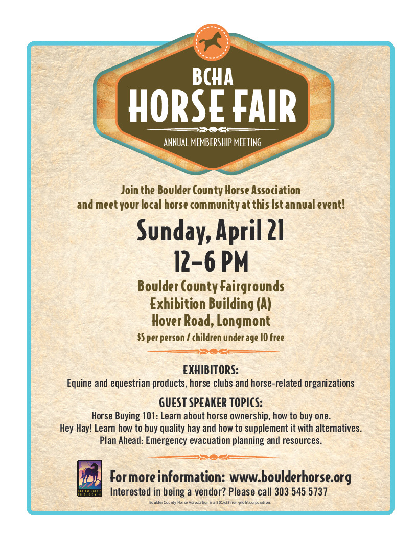 Horse Fair Flyer